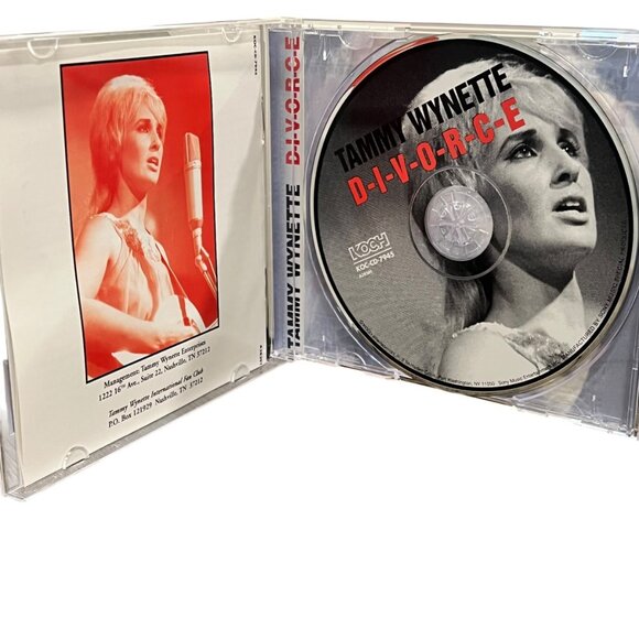 Tammy Wynette "D-I-V-O-R-C-E" CD Album By Koch Records - Picture 3 of 4